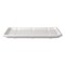 Eco-Products 10.52 in. x 8.5 in. x 0.5 in. Sugarcane Fiber Meat and Produce Food Trays - White (300/Carton)